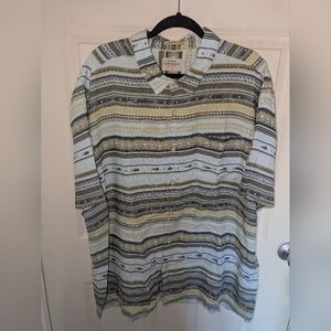 Men's Casual Button Down Shirt - Multicolor